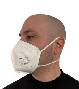 Wholesale Disposable CE Certified FFP2 Non-Woven Fabric 5-Layer Masks <b>Foam</b> Nose <b>Pad</b> Headband III PPE Healthcare - Product Image 1