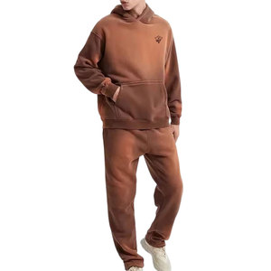 Men Acid Wash Tracksuit Relaxed Fit Breathable Material Suitable For Gym Workout Casual Fashion And Outdoor Activities - Product Image 1