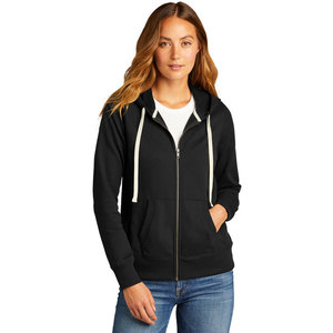 Mujeres sueltas impreso cordón cremallera gimnasio sudaderas térmicas - Product Image 1