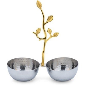 Modern Minimalist Polished Brass Metal Luxury Serving Bowls Gold Finished Design for Hotel Dinner <b>Party</b> <b>Table</b> Decoration Fruit - Product Image 5