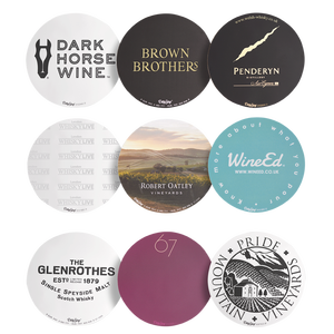 Disco Vertedor de Vino Color Dorado, Material PET Ecológico y Desechable - Product Image 2