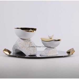 Nuevo quemador de incienso duradero minimalista de Color negro con soporte de Color dorado diseño de hoja accesorios y suministros decorativos hechos a mano - Product Image 4