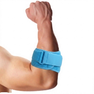 Adjustable compressive sports elbow support Professional tennis elbow stabilizer Neoprene anti-slip elbow sleeve - Product Image 2