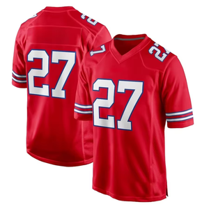 Impresión de transferencia de calor moderna, los 32 equipos, uniforme de fútbol americano, conjuntos de camisetas antibacterianas de secado rápido transpirables, logotipo personalizado - Product Image 5