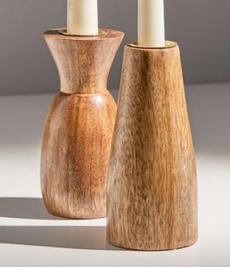 Bougeoir moderne en bois pour la décoration de la maison, la salle à manger, la table de chambre à coucher et la fête au meilleur prix - Product Image 3