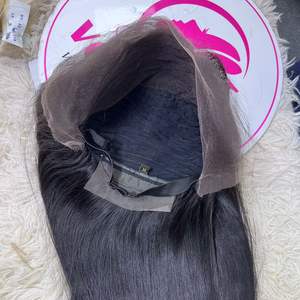 Perruques de cheveux humains vierges 100% avec dentelle transparente os partie centrale droite - Product Image 3