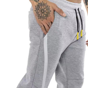 Pantalons de survêtement décontractés pour hommes New Gym Wear Fashion Pencil Pantalon en lin naturel Taille moyenne Streetwear pour hommes - Product Image 4