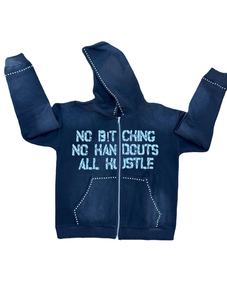 Sudadera con Capucha Personalizada para Hombre, Estilo Vintage, de Felpa Gruesa, Algodón Ecológico, Resistente al Viento, Talla Grande, Corte Recto, Dobladillo sin Rematar - Product Image 4