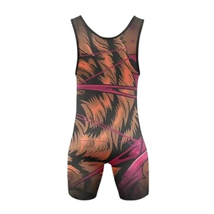 Combinaison de lutte à séchage rapide résistante à la transpiration, impression par sublimation, tailles adultes, vêtements de combat en cage MMA - Product Image 5