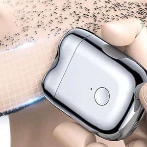 Afeitadora Eléctrica Rotativa Azul, Inalámbrica, Recargable por USB, Mini Afeitadora Lavable de Doble Cabezal, Resistente al Agua para Hombres, para Cara y Cuerpo - IPX7 - Product Image 1