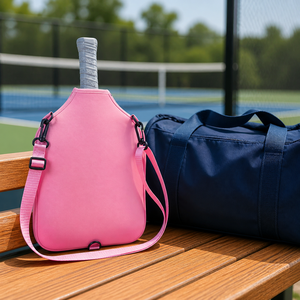 Housse de protection pour raquette de pickleball en néoprène, étui imperméable avec bandoulière - Product Image 2