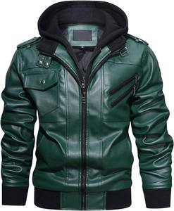 Nueva Chaqueta de Cuero para Hombre de Primera Calidad al por Mayor 2026, Estilo Casual de Otoño, Cuello Alto, Resistente al Viento, Transpirable, Color Personalizado - Product Image 1