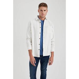 Regular Fit Striped Lumberjack Long Sleeve Shirt