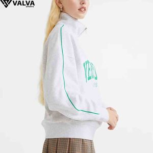 Pull en molleton surdimensionné automne-hiver pour femmes Vêtements d'extérieur décontractés Imprimer Technique lavée Personnalisée selon votre marque. - Product Image 4