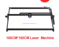 Machine de gravure laser bricolage de haute qualité 1m * 1m grand espace de travail pour la gravure sur acier inoxydable