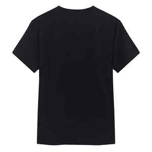 Camiseta sencilla de algodón 100% tela de punto antiarrugas con estampado informal - Product Image 5