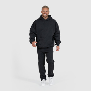 Wholesale Luxury <b>Men's</b> <b>Pullover</b> Hoodie Heavyweight 100% Cotton Winter Regular Fit Fleece Embossed Custom Puff Embroidered - Product Image 6