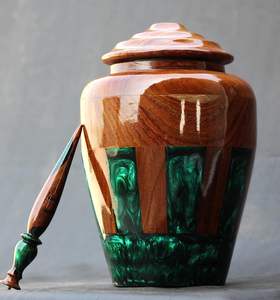 Rosewood Urns <b>for</b> <b>Ashes</b> Adult Male/Female - Real Wood Urns <b>for</b> Human <b>Ashes</b> Adult- Cremation Urns <b>for</b> Adult <b>Ashes</b>, Personalized - Product Image 3