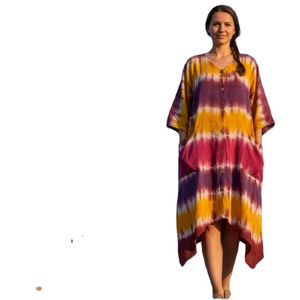 Lightweight Rayon Bohemian Anti-Wrinkle Slim Fit V-neck <b>Dress</b> <b>Women</b> Comfortable Long Summer <b>Spring</b> Zipper Lace Tassel Button - Product Image 1