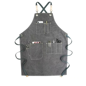 Nouvelle arrivée Tablier de chef léger toile confortable pour la cuisine Design personnalisé fabriqué à la main au Pakistan - Product Image 3