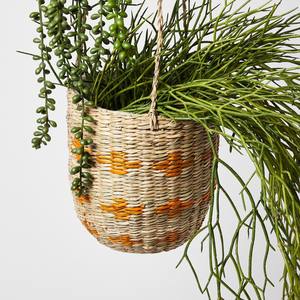 Jardinière suspendue en herbe de mer pour les essentiels du jardin, tissage à la main, jardinières murales en herbe de mer, pots de plantes - Product Image 1