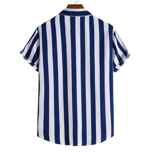 Pantalones cortos de playa de verano ajustados informales para hombre, camisa de vacaciones con estampado Hawaiano transpirable antiarrugas para vacaciones en la playa - Product Image 2