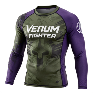 Rashguard de MMA 2024, Personalizado, Sublimado, Color Sólido, Rashguard de BJJ de Secado Rápido, Rashguard Venum Fighter - Product Image 4