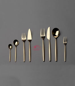 Fourchette couteau vaisselle en gros dîner or couverts ensemble mariage w prix usine fête fournitures cuillère - Product Image 5