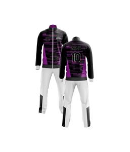 Conjunto de chaqueta deportiva con estampado de sublimación completo personalizado, nuevo diseño, transpirable, pesado, secado rápido, uniforme deportivo para invierno de talla grande - Product Image 1