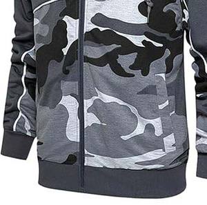 Survêtement de gym 100% coton personnalisé pour hommes à capuche hiver col imprimé Vente en gros - Product Image 6