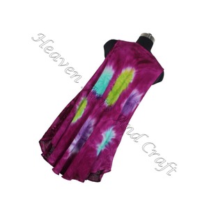 Moda Europea 2025 mujeres fiesta Maxi vestido Tie Dye rayón Casual Maxi Tie Dye Boho Gypsy vestido rayón ropa de noche vestido DRT006 - Product Image 4