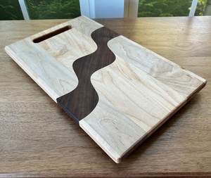 Planche à découper et plateau de service rectangulaire en bois, durable, 12 mm d'épaisseur, passe au lave-vaisselle - Product Image 4