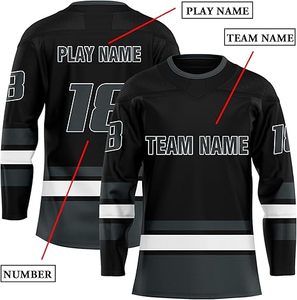 2025 ensemble de maillots de Hockey sur glace sur mesure matériel sublimé sergé couture Club vêtements d'équipe approvisionnement de sport en vrac de Source de confiance - Product Image 6