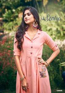 Dernier créateur Lourd Georgatte Soie Coton Tissage Broderie Saree Déguisement Robe pour Adultes Fête Salwar Kameez - Product Image 4