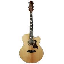 Guitarra electroacústica de 12 cuerdas con tapa de abeto macizo, modelo Jumbo Cutaway, completamente nueva y de la marca Perfect. Lista para envío a todo el mundo. - Product Image 4