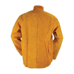 เสื้อแจ็กเก็ตหนังวัวสำหรับงานก่อสร้าง, เสื้อแจ็กเก็ตสำหรับงานเชื่อมสะท้อนแสงทนความร้อนสำหรับงานหนัก - Product Image 3