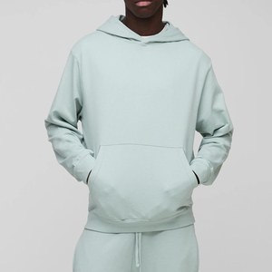 Survêtements personnalisés pour hommes 2026 à prix avantageux avec poches kangourou, manches longues, tissu confortable, pull à capuche et logo - Product Image 2