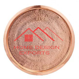 Assiette de service alimentaire artisanale à prix de gros, assiette de service en aluminium de haute qualité, fabriquée à la main - Product Image 5