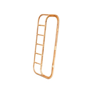 Miroir rectangulaire en rotin urbain avec cintre tissé à la main au Vietnam, prix plat, meilleure vente - Product Image 1