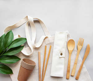 Utensilios de cocina Cucharas de diseño de madera Decoración de cocina Diseño de restaurante y hotel Cubiertos naturales con diseño de acabado pintado - Product Image 1