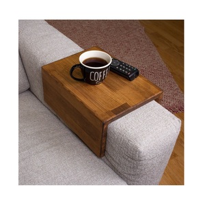High Quality Wooden <b>Sofa</b> Armrest Tray | Portable Couch Arm Clip <b>Table</b> for Living Room, <b>Small</b> Apartments & Household Storage - Product Image 5