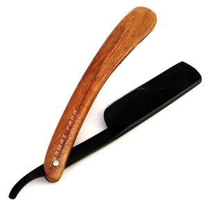 Navaja de Afeitar Recta para Dar Forma a la Barba, Líneas Nítidas, Bordes Limpios, Afeitado Suave, Navajas Plegables para el Cuidado Facial Masculino y Estilizado del Vello Facial - Product Image 1