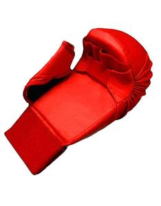 Gants de karaté sparring WKF personnalisés de haute qualité avec protection du pouce bleu rouge - Product Image 4
