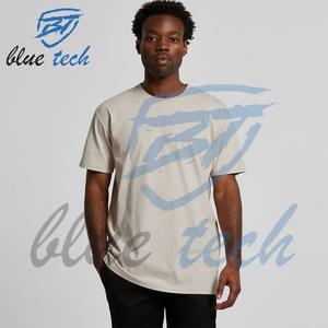 Camiseta de verano de doble color para hombre Logotipo de impresión personalizado de alta calidad Material flexible de patrón sólido - Product Image 2