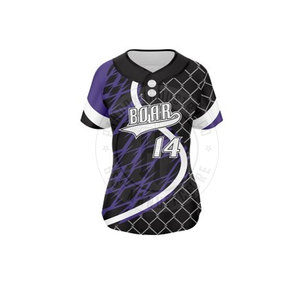 Vêtements de sport Uniforme de softball le plus vendu Uniforme de softball à séchage rapide Uniforme de softball ajusté - Product Image 2