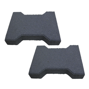 Revêtement de sol en caoutchouc I-Brick à installation rapide de haute qualité pour aires de jeux et granges à chevaux Aspects attrayants - Product Image 1