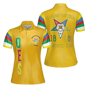Ordre personnalisé de l'étoile de l'Est OES 1850 polo pour femme de haute qualité sur mesure manches courtes polos pour hommes - Product Image 1