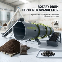 Machine à granulés d'engrais rotative pour la production d'engrais organiques et de compost