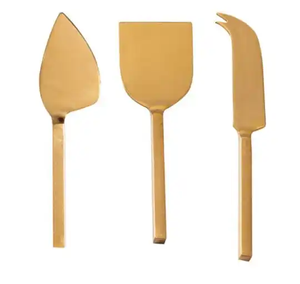 El último juego de queso de metal con mango de fundición Nuevo juego de queso de metal para rebanador de queso Cubiertos de metal Uso en precio al por mayor Moq bajo - Product Image 3