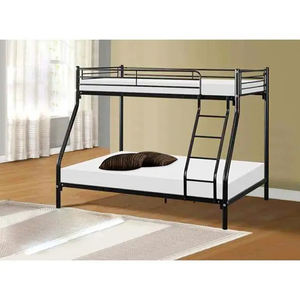 Meilleure vente, lit superposé de style moderne à deux niveaux, robuste et durable avec cadre en métal, vente en gros pour l'école, auberge de jeunesse, meubles de chambre à coucher - Product Image 1